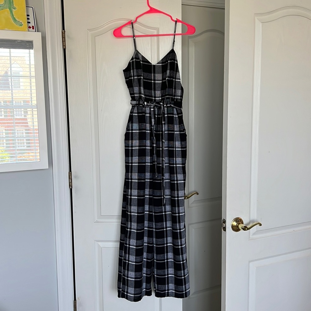 black american eagle jumpsuit